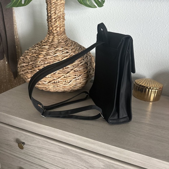 Vintage Kate Spade Black Nylon Backpack - Picture 3 of 9